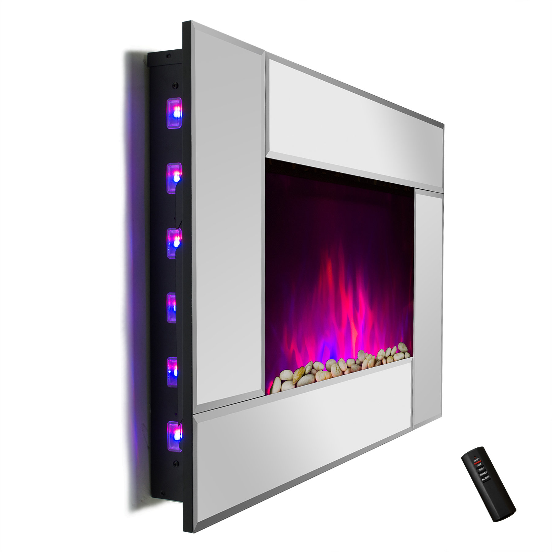 GoldenVantage Wall Mount Electric Fireplace & Reviews Wayfair